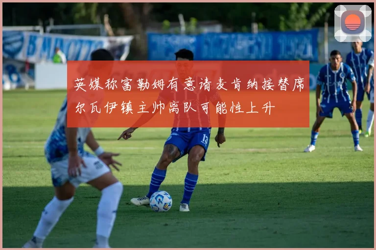 英媒称富勒姆有意请麦肯纳接替席尔瓦伊镇主帅离队可能性上升